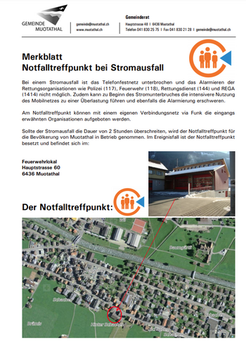 Notfalltreffpunkt