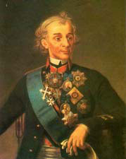 Portrait von Suworov